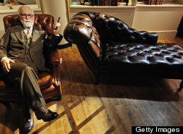 A wax likeness of Austrian founder of the psychoanalysis Sigmund Freud sits in Berlin's Madame Tussaud's wax museum, during a press preview of the museum on July 3, 2008. The museum opens to the public on July 5. AFP PHOTO DDP/ CLEMENS BILAN GERMANY OUT (Photo credit should read CLEMENS BILAN/AFP/Getty Images)